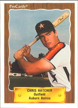 1990 ProCards #3395 Chris Hatcher Front
