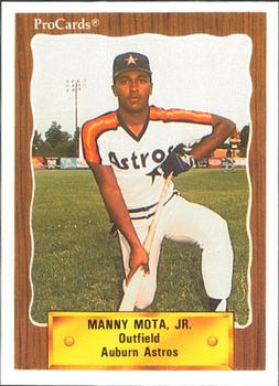 1990 ProCards #3398 Manny Mota Jr. Front