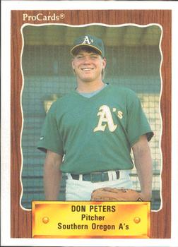 1990 ProCards #3424 Don Peters Front