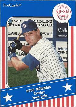 1991 ProCards Triple A All-Stars #AAA18 Russ McGinnis Front