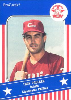 1991 ProCards Florida State League All-Stars #FSL8 Troy Paulsen Front