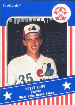 1991 ProCards Florida State League All-Stars #FSL43 Rusty Kilgo Front