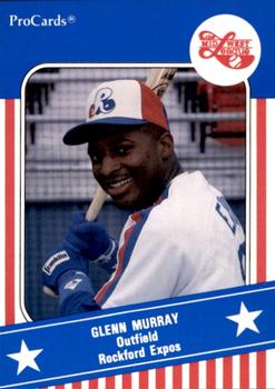 1991 ProCards Midwest League All-Stars #MWL47 Glenn Murray Front