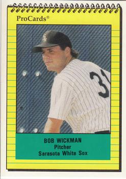 1991 ProCards #1114 Bob Wickman Front