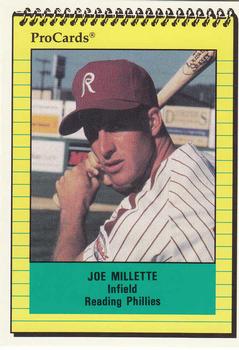 1991 ProCards #1374 Joe Millette Front