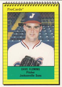 1991 ProCards #146 Dave Fleming Front