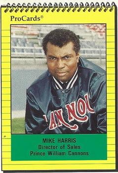 1991 ProCards #NNO Mike Harris Front