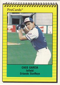 1991 ProCards #1855 Cheo Garcia Front