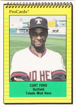 1991 ProCards #1943 Curt Ford Front