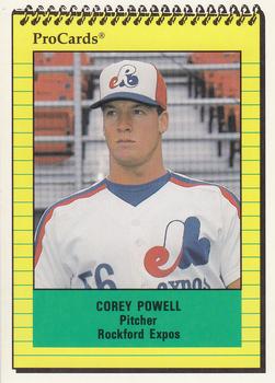 1991 ProCards #2045 Corey Powell Front
