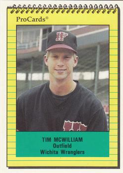 1991 ProCards #2612 Tim McWilliam Front