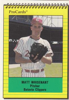 1991 ProCards #3483 Matt Whisenant Front