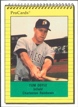 1991 ProCards #103 Tom Doyle Front