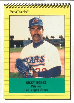1991 ProCards #226 Ricky Bones Front