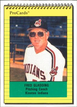 1991 ProCards #341 Fred Gladding Front