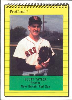 1991 ProCards #353 Scott Taylor Front