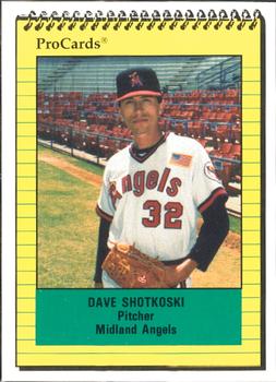 1991 ProCards #434 Dave Shotkoski Front