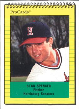 1991 ProCards #626 Stan Spencer Front
