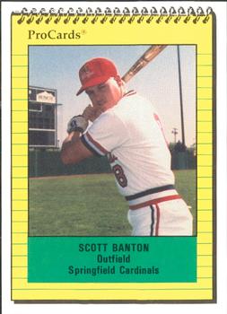 1991 ProCards #753 Scott Banton Front
