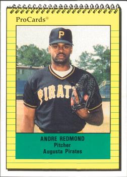 1991 ProCards #805 Andre Redmond Front