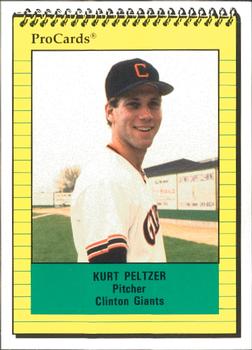 1991 ProCards #832 Kurt Peltzer Front