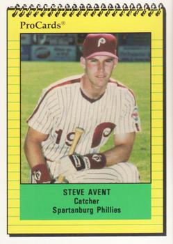 1991 ProCards #898 Steve Avent Front