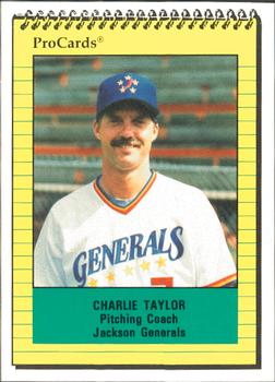 1991 ProCards #942 Charlie Taylor Front