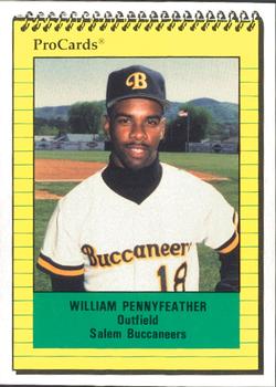1991 ProCards #965 Will Pennyfeather Front