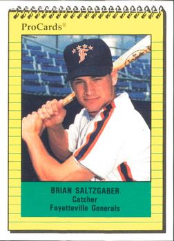 1991 ProCards #1174 Brian Saltzgaber Front