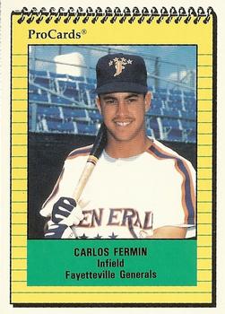 1991 ProCards #1177 Carlos Fermin Front