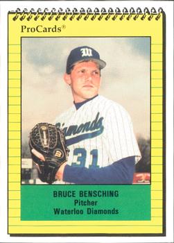 1991 ProCards #1249 Bruce Bensching Front