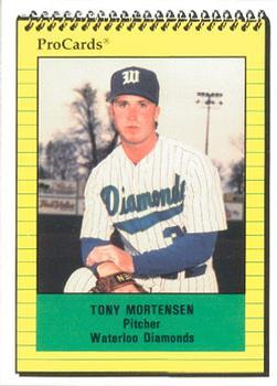 1991 ProCards #1253 Tony Mortensen Front