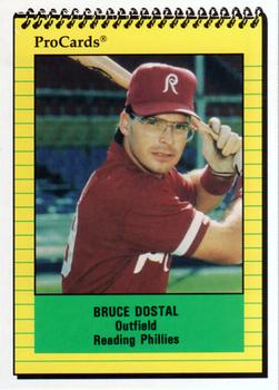 1991 ProCards #1381 Bruce Dostal Front