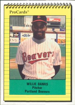 1991 ProCards #1559 Willie Banks Front