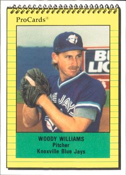 1991 ProCards #1768 Woody Williams Front