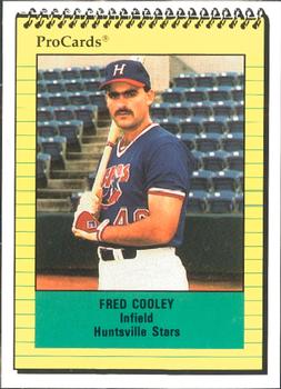 1991 ProCards #1803 Fred Cooley Front