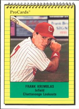 1991 ProCards #1966 Frank Kremblas Front