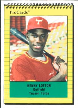 1991 ProCards #2225 Kenny Lofton Front
