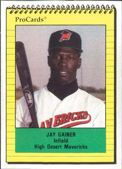 1991 ProCards #2402 Jay Gainer Front