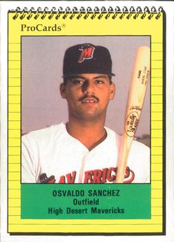 1991 ProCards #2411 Osvaldo Sanchez Front