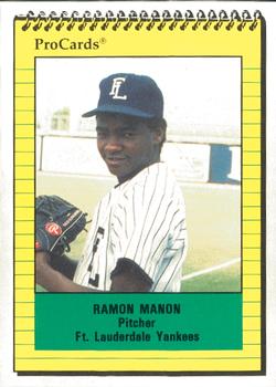 1991 ProCards #2420 Ramon Manon Front