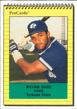 1991 ProCards #2489 William Suero Front