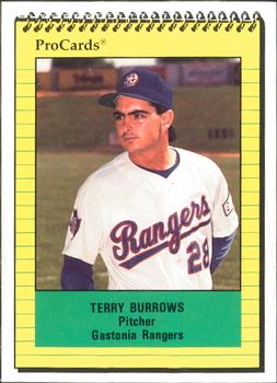 1991 ProCards #2679 Terry Burrows Front
