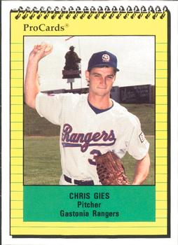 1991 ProCards #2683 Chris Gies Front