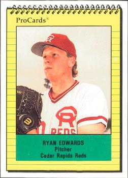 1991 ProCards #2711 Ryan Edwards Front