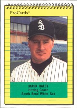 1991 ProCards #2875 Mark Haley Front
