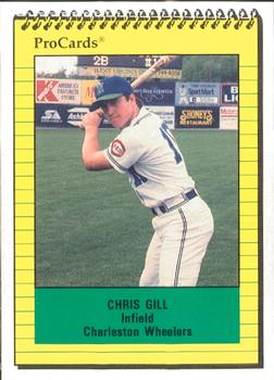 1991 ProCards #2894 Chris Gill Front