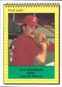 1991 ProCards #2915 Dave Richardson Front