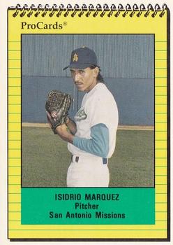 1991 ProCards #2970 Isidro Marquez Front