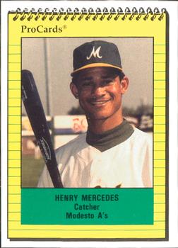 1991 ProCards #3091 Henry Mercedes Front
